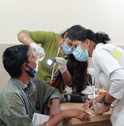 Nurses at the Ranchi centre undergoing training